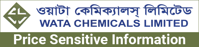 Price Sensitive Information of WATA Chemical Limited